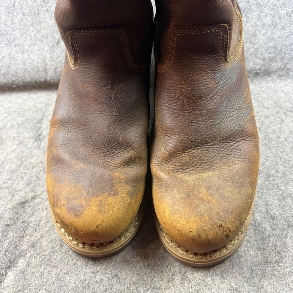 Ariat Barnyard Twin Gore II Waterproof Leather Boots Brown 10029554 Womens 7.5B - Picture 8 of 8